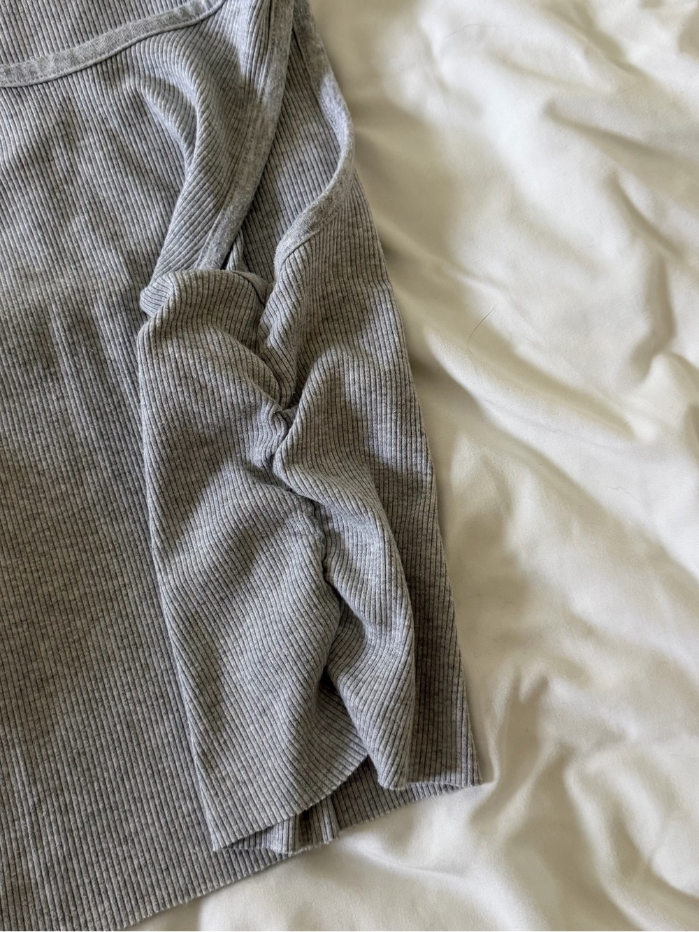 aerie Ruched Ribbed Tank Top - Picture 3 of 4